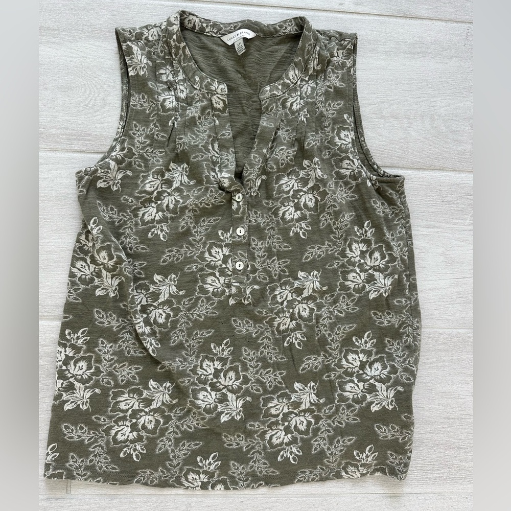 Lucky Brand green tank top